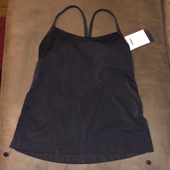 NWT Nike 2-in-1 Tankini Top- Black/Size Small - Picture 3 of 6
